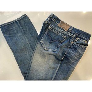 NEW Rock & Roll Cowboy Double Barrel Relaxed Bootcut Blue Mens Size 40x32